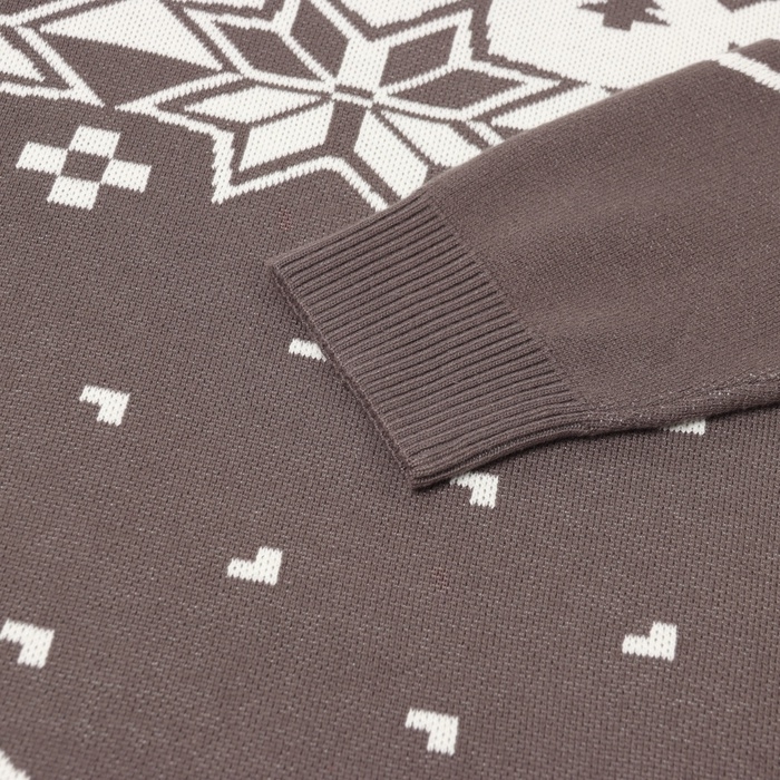 Новый год. Джемпер вязаный KAFTAN Scandinavia размер 54, серый