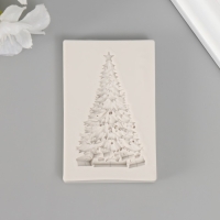 Молд силикон "Ёлочка с подарками" 8х5х0,8 см Молд силикон "Ёлочка с подарками" 8х5х0,8 см