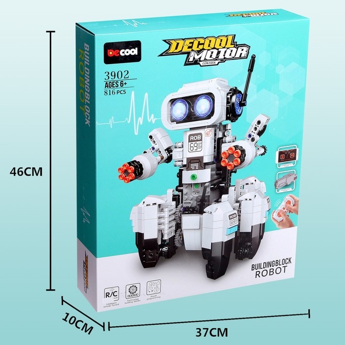Конструктор радиоуправляемый «Робот осьминог», 816 деталей Конструктор радиоуправляемый «Робот осьминог», 816 деталей