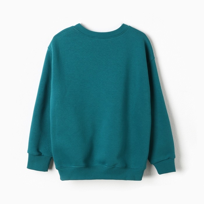 Свитшот для мальчика, цвет изумруд, рост 134 см Свитшот для мальчика, цвет изумруд, рост 134 см