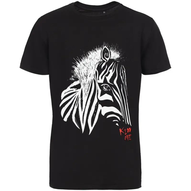 Футболка мужская «Арт-рокстар. Kiss Me», черная, размер S Футболка мужская «Арт-рокстар. Kiss Me», черная, размер S