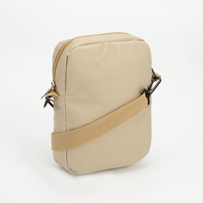 Сумка &laquo;Нежность&raquo;, 15х3х20, отд на молнии, длин ремень, бежевая