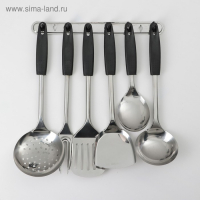 Набор кухонных принадлежностей &laquo;Ночь&raquo;, 6 предметов, на подвесе