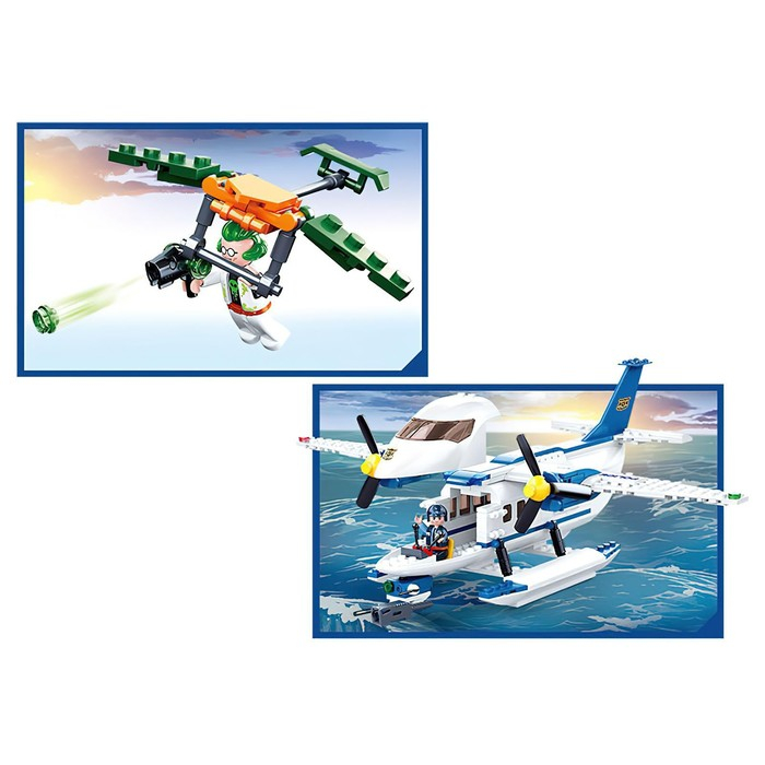 Конструктор Полиция &laquo;Гидроплан&raquo;, 380 деталей