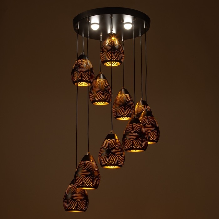 Каскад "Виерро" 10LED+3LED 79Вт ПДУ черный 40х40х200см BayerLux