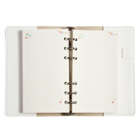 Записная книжка А5, 160 листов на кольцах DAILY JOURNAL, обложка искусственная кожа, блок с иллюстрациями 80 г/м2, МИКС Записная книжка А5, 160 листов на кольцах DAILY JOURNAL, обложка искусственная кожа, блок с иллюстрациями 80 г/м2, МИКС