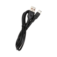 Кабель D-01T, Type-C - USB, 2.4 А, 1 м, черный