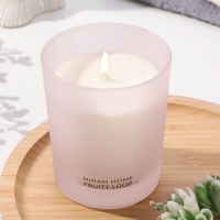 Свеча ароматическая в стакане "FRUITY LOOP", клубника, персик, ваниль, 200 г Свеча ароматическая в стакане "FRUITY LOOP", клубника, персик, ваниль, 200 г