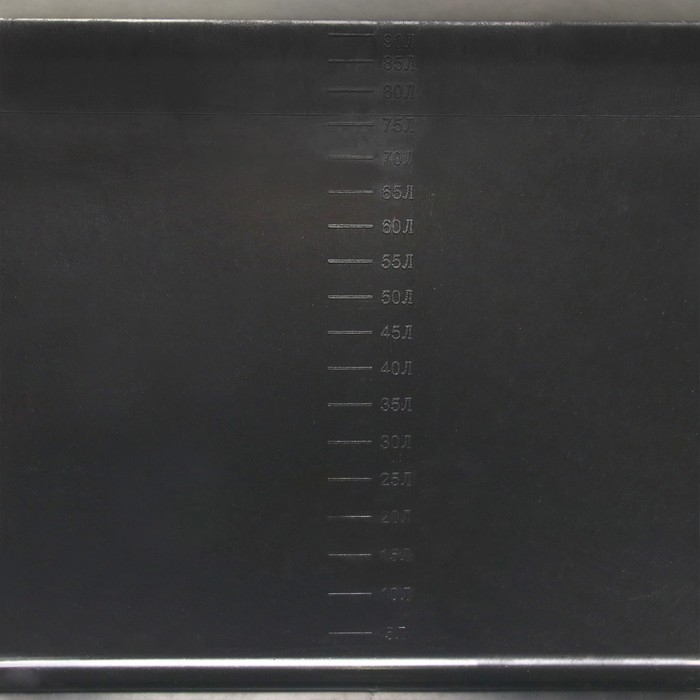 Таз строительный, 90 л, прямоугольный, пластик, Greengo