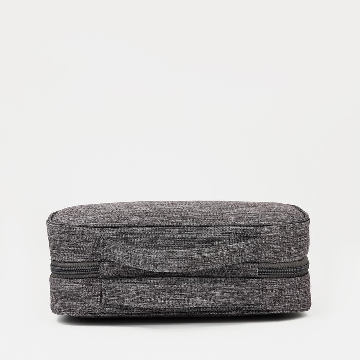 Косметичка-несессер на молнии, с крючком, цвет серый Косметичка-несессер на молнии, с крючком, цвет серый