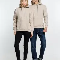 Толстовка с капюшоном Kirenga Heavy, бежевая, размер 4XL
