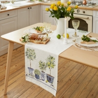 Дорожка на стол "Этель" Olives 40х149 см, 100% хл,  репс 220 г/м2