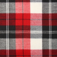 Плед Эльф 140х200см, 02/NOAN, цв.бел/красн/антр, новозеландская шерсть 70%, пэ30%