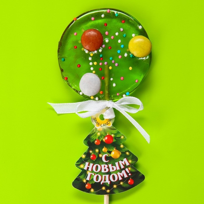 Леденцы с посыпкой &laquo;С Новым годом&raquo;, 30 г.