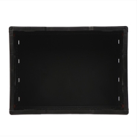 Ящик складной, пластиковый, 40 &times; 30 &times; 17 см, чёрный