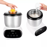 Тестомесильная машина Kitfort КТ-3427, 120 Вт, 3.5 л, бело-чёрная Тестомесильная машина Kitfort КТ-3427, 120 Вт, 3.5 л, бело-чёрная