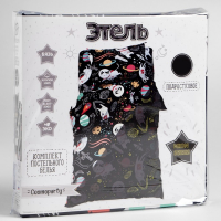 Постельное бельё Этель 1,5 сп "Cosmoparty", 143х215 см, 150х214 см, 50х70 см -1 шт, 100% хлопок, бязь