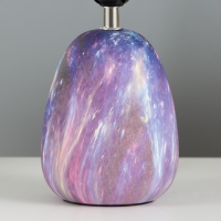 Настольная лампа "Косетт" Е27 40Вт фиолетовый 22,5х22,5х32,5 см RISALUX