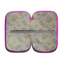 Пенал 3 секции, 125 х 205 х 55 мм, Calligrata 81П26/3 "Цветок", (объемный 3D-рисунок с эффектом металлика) ламинированный картон Пенал 3 секции, 125 х 205 х 55 мм, Calligrata 81П26/3 "Цветок", (объемный 3D-рисунок с эффектом металлика) ламинированный картон