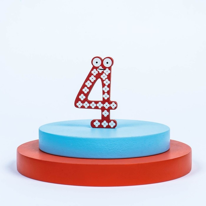 Цифры на магните, набор 10 шт., цифра: 6 &times; 4 см