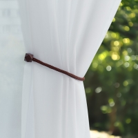 Подхват для штор &laquo;Камушки&raquo;, d = 3 &times; 51 см, цвет тёмно-коричневый