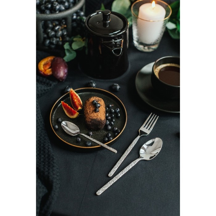 Ложка чайная из нержавеющей стали Magistro &laquo;Олин&raquo;, длина 12,2 см, цвет серебряный