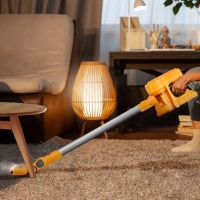 Пылесос Kitfort КТ-5251, вертикальный, 120 Вт, 0.8 л, оранжевый