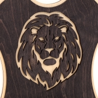 Набор с шампурами настенный "Лев"