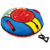 Тюбинг-ватрушка &laquo;Фиксики&raquo;, ТБ1-90, диаметр чехла 95 см, тент/оксфорд