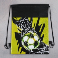 Мешок для обуви &laquo;Футбол&raquo;  полиэстер, размер 30 х 40 см