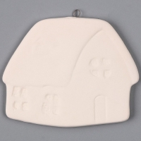 Новый год! Ёлочное украшение под раскраску «Хата», с подвесом Новый год! Ёлочное украшение под раскраску «Хата», с подвесом