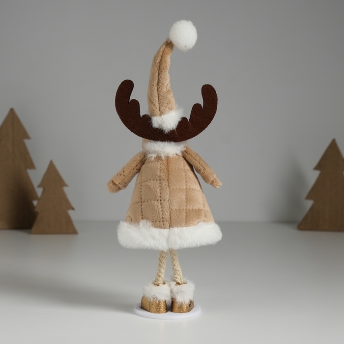 Сувенир текстиль Сувенир текстиль "Олень в бежевой шубке" 6,5х8х20 см