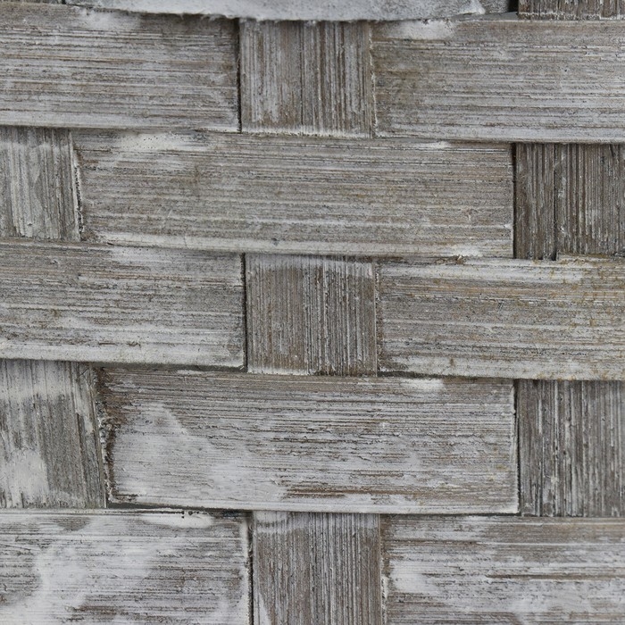 Набор корзин, 19х7,5х9,5/31 см, 22х9х11/34 см, 24х9х11,5/35 см, 3 шт, серые, бамбук Набор корзин, 19х7,5х9,5/31 см, 22х9х11/34 см, 24х9х11,5/35 см, 3 шт, серые, бамбук