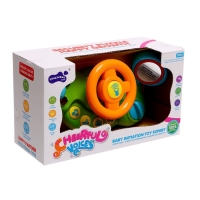 Руль музыкальный развивающий &laquo;Вперёд!&raquo;, световой и звуковой эффект, МИКС