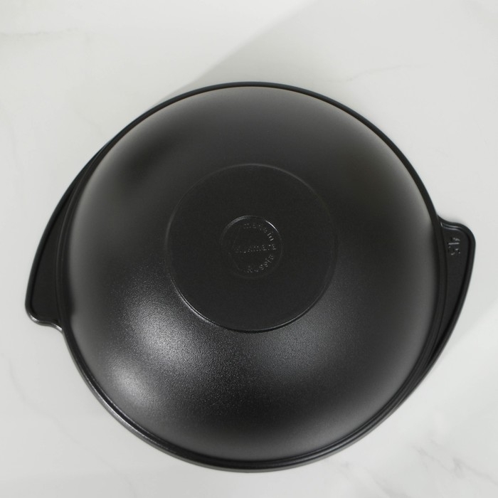 Казан &laquo;Традиция&raquo;, 4,5 л, стеклянная крышка, литые ручки, антипригарное покрытие, цвет чёрный