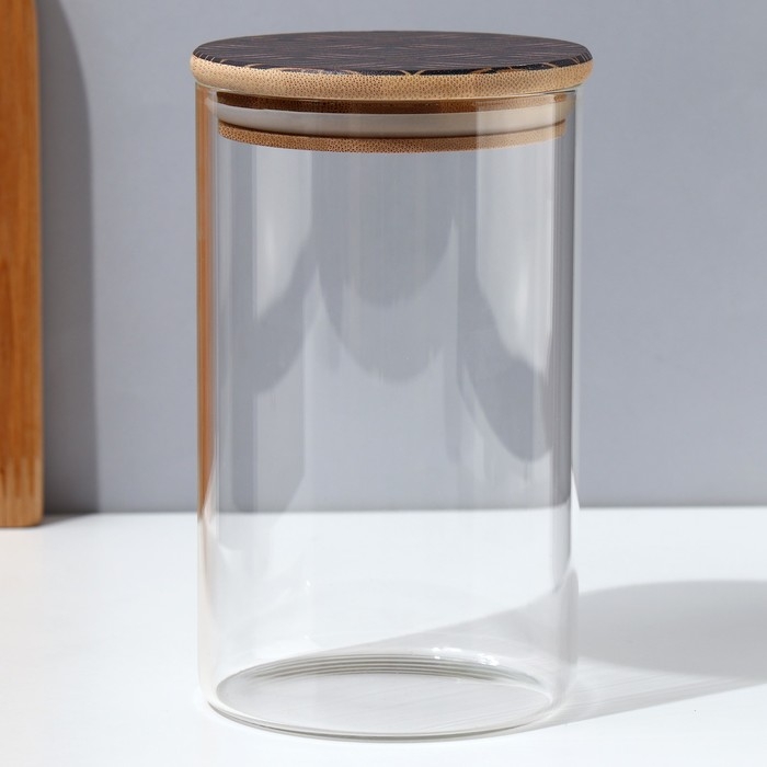 Банка для хранения сыпучих продуктов и круп &laquo;Геометрия&raquo;, 950 мл