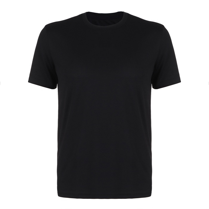 Футболка мужская, базовая, размер XL (52), цвет черный