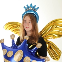 Набор фольгированных шаров &laquo;Карнавальный набор. Королевский синий&raquo;, 3 шт.