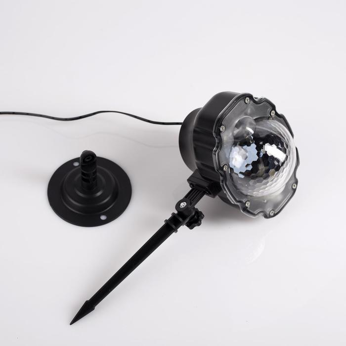 Световой прибор &laquo;Снежинки&raquo;, IP65, свечение белое, 12 В