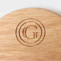 Тарелка - салатник круглый, 15&times;7 см, гевея