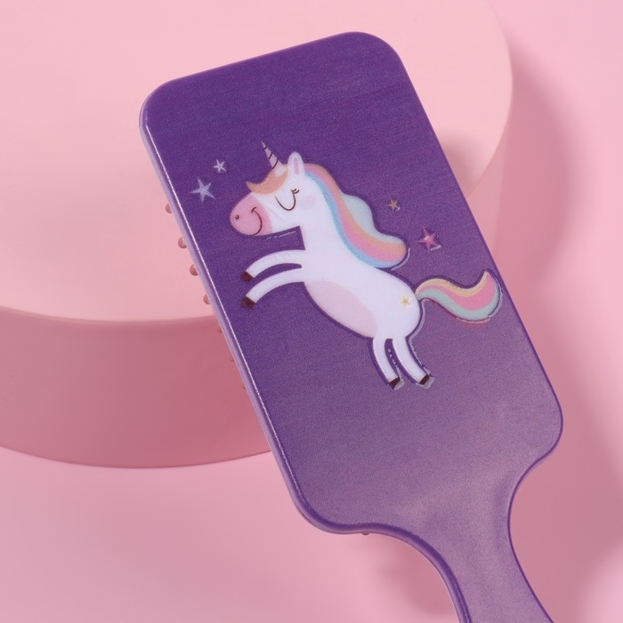 Расчёска массажная, 5,4 × 17,8 см, рисунок МИКС Расчёска массажная, 5,4 × 17,8 см, рисунок МИКС