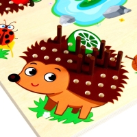 Детская развивающая доска для счёта «Ёжики» 30,5 × 30,5 × 1 см Детская развивающая доска для счёта «Ёжики» 30,5 × 30,5 × 1 см