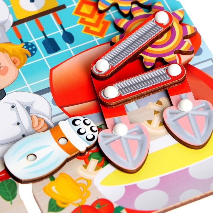 Бизиборд - обучающая доска &laquo;Пекарь&raquo;