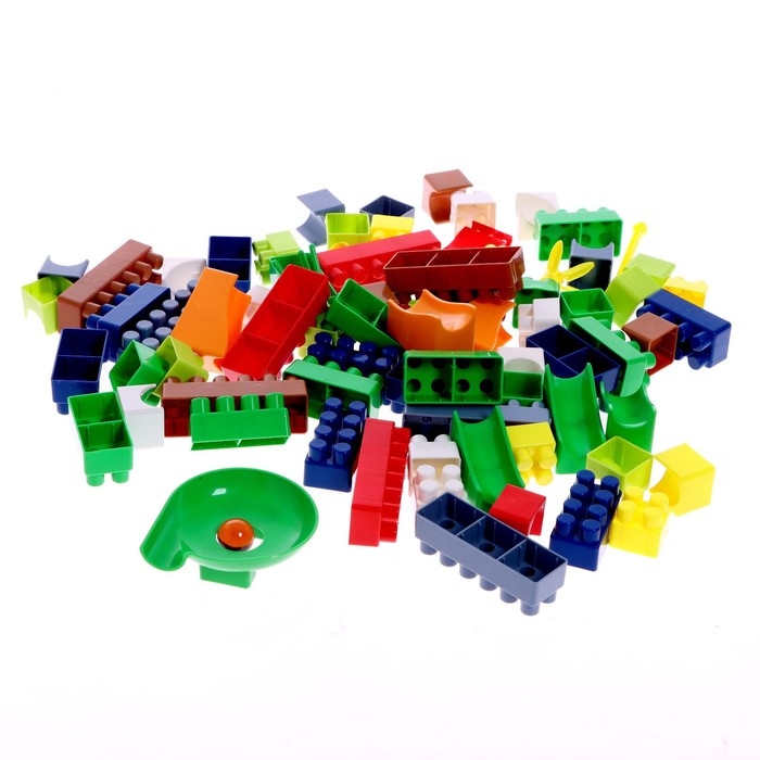 Конструктор блочный &laquo;Марблс&raquo;, 78 деталей