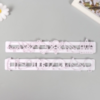 Каттеры для полимерной глины "Принцесса и её друзья" набор 2 шт 3,1х24,8х0,7 см Каттеры для полимерной глины "Принцесса и её друзья" набор 2 шт 3,1х24,8х0,7 см