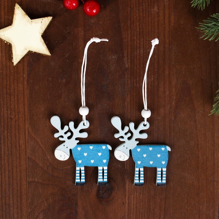 Набор подвесок &laquo;Олени&raquo;, 2 шт.