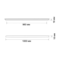Ручка-скоба CAPPIO RSC021, алюминий, м/о 960 мм, цвет сатиновое золото Ручка-скоба CAPPIO RSC021, алюминий, м/о 960 мм, цвет сатиновое золото