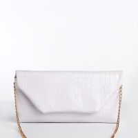 Сумка-клатч на магните, цвет белый Сумка-клатч на магните, цвет белый