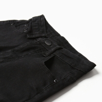 Джинсы для девочек, цвет чёрный, рост 104 Джинсы для девочек, цвет чёрный, рост 104