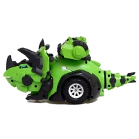 Робот динозавр «Пультовод» ZHORYA, программируемый, на пульте управления, интерактивный: свет, звук, на аккумуляторе, на русском языке, зелёный Робот динозавр «Пультовод» ZHORYA, программируемый, на пульте управления, интерактивный: свет, звук, на аккумуляторе, на русском языке, зелёный